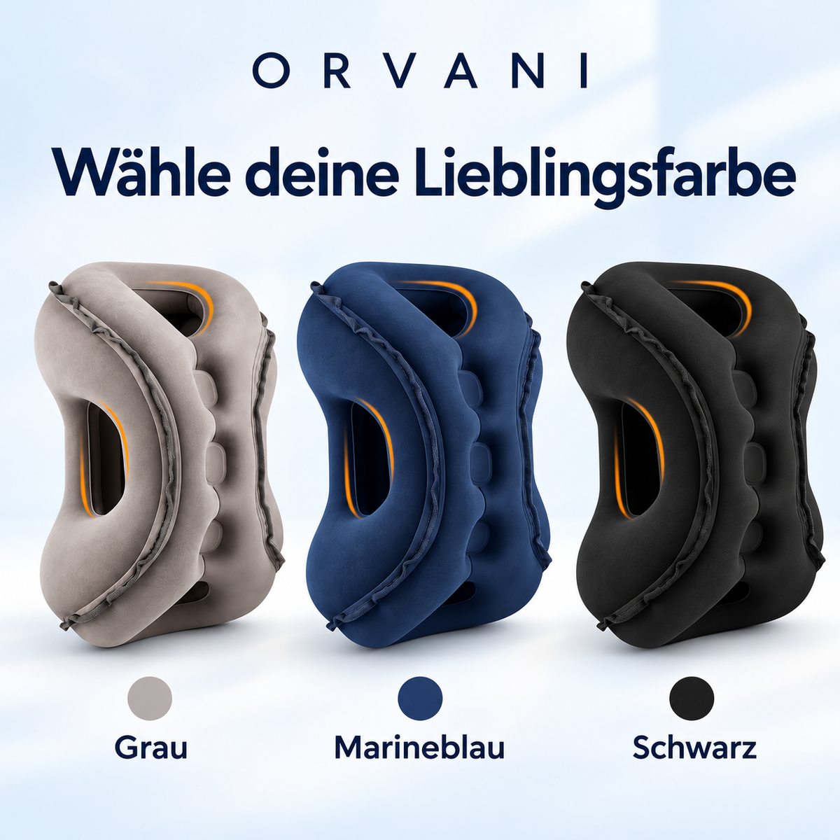 Orvani Aufblasbares Reisekissen – Komfort für unterwegs