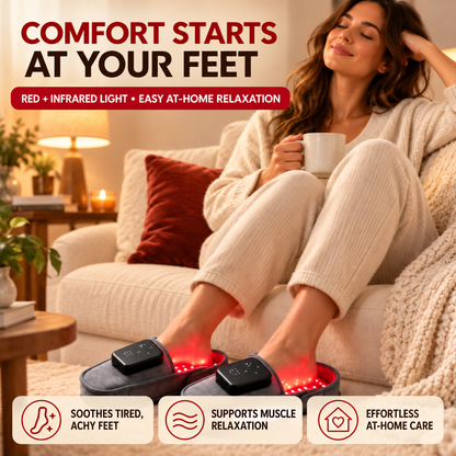 Orvani™ LumiStep Red & Infrared Light Therapy Slippers