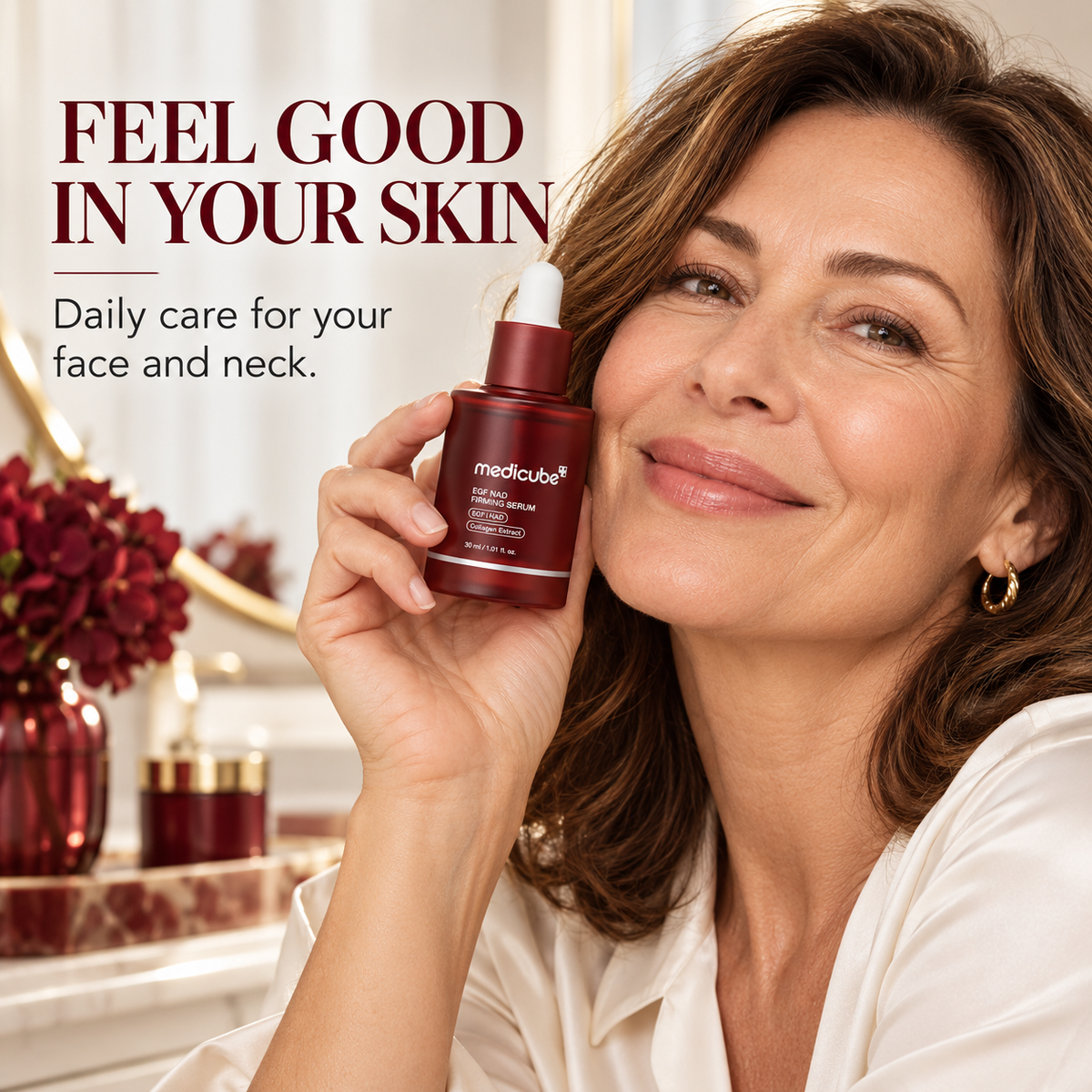 Medicube firming serum model