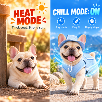 French Bulldog warm-day comfort comparison