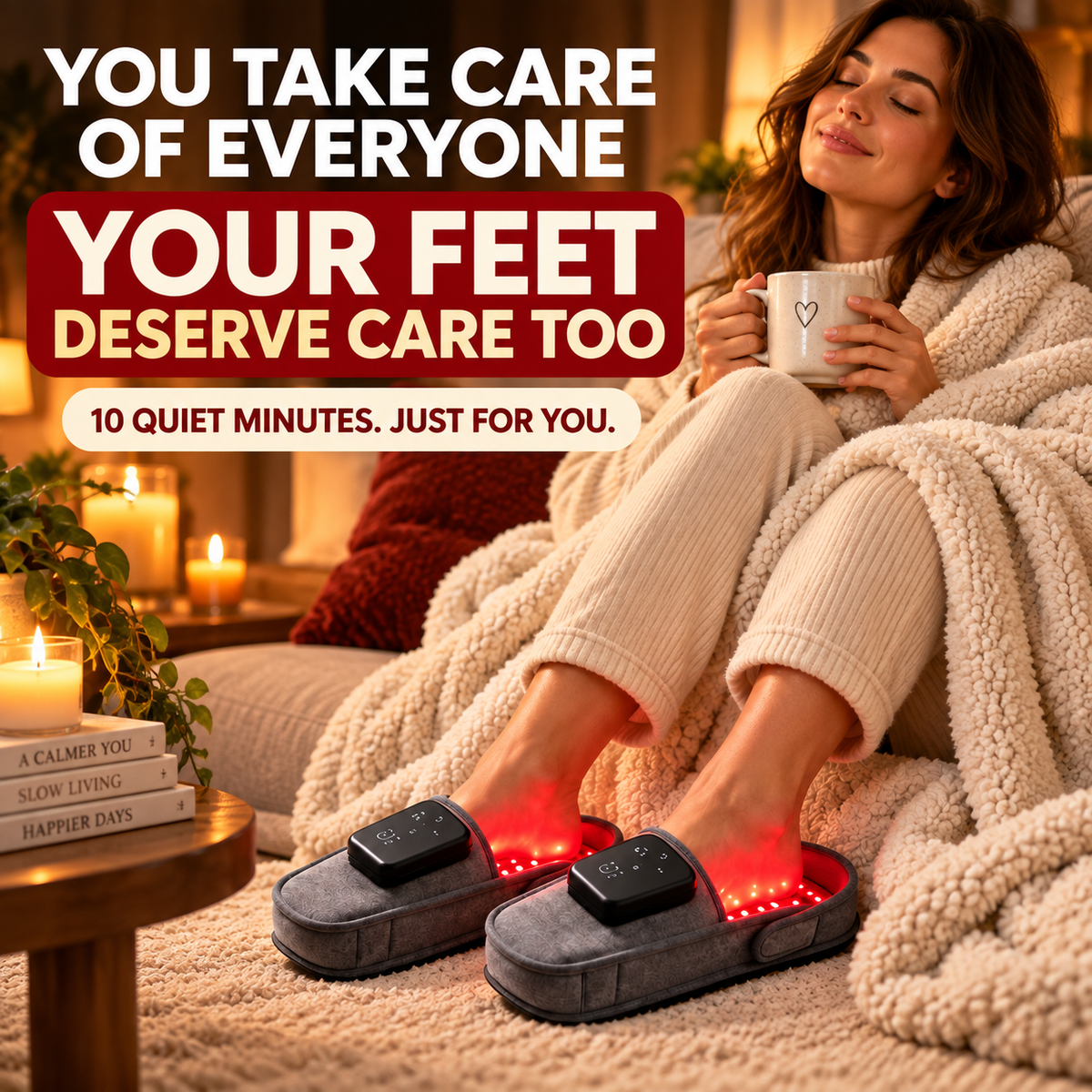 Your feet deserve care too LumiStep self-care image