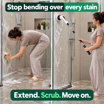 Green problem and solution bathroom cleaning comparison