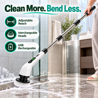 Orvani adjustable spin scrubber green feature hero