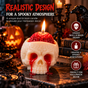 Halloween Skull & Brain Candle